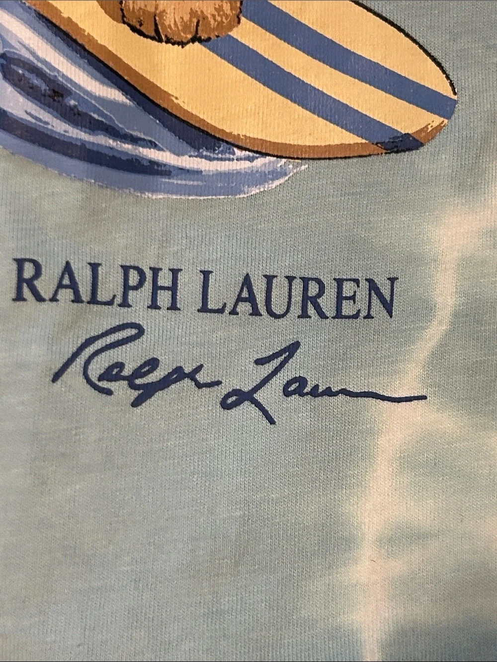 Ralph Lauren Light Aqua Tie-Dye Polo Surf Tee high demand 50% OFF SEND OFFERS